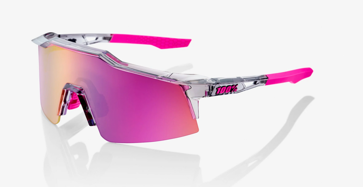 Speedcraft SL - Polished Translucent Grey Purple Multilayer Mirror Lens