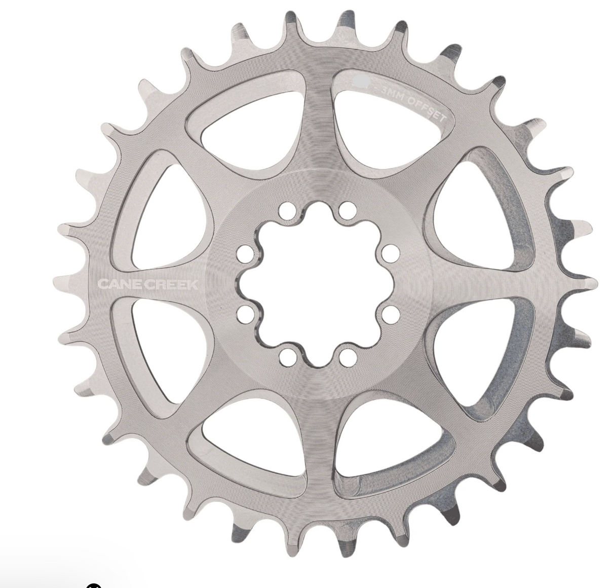 Cane Creek Chainring - 8 Bolt Direct Mount - 3mm Offset - 40t Silver