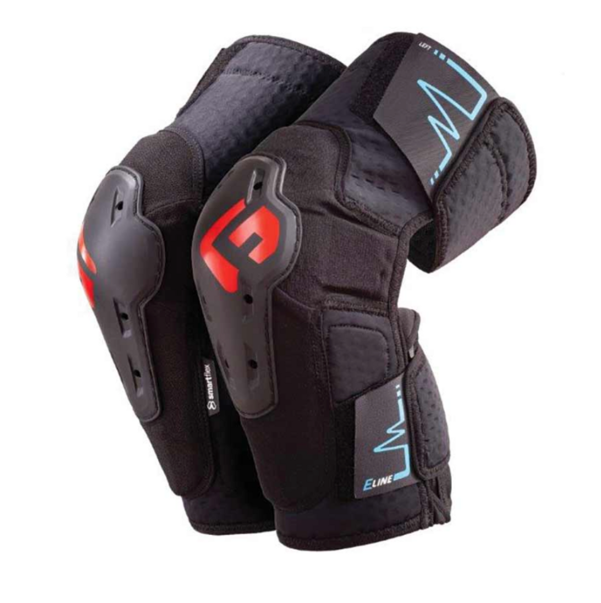 G-Form, E-Line Knee, Knee Guards, Black/Black, XL, Pair
