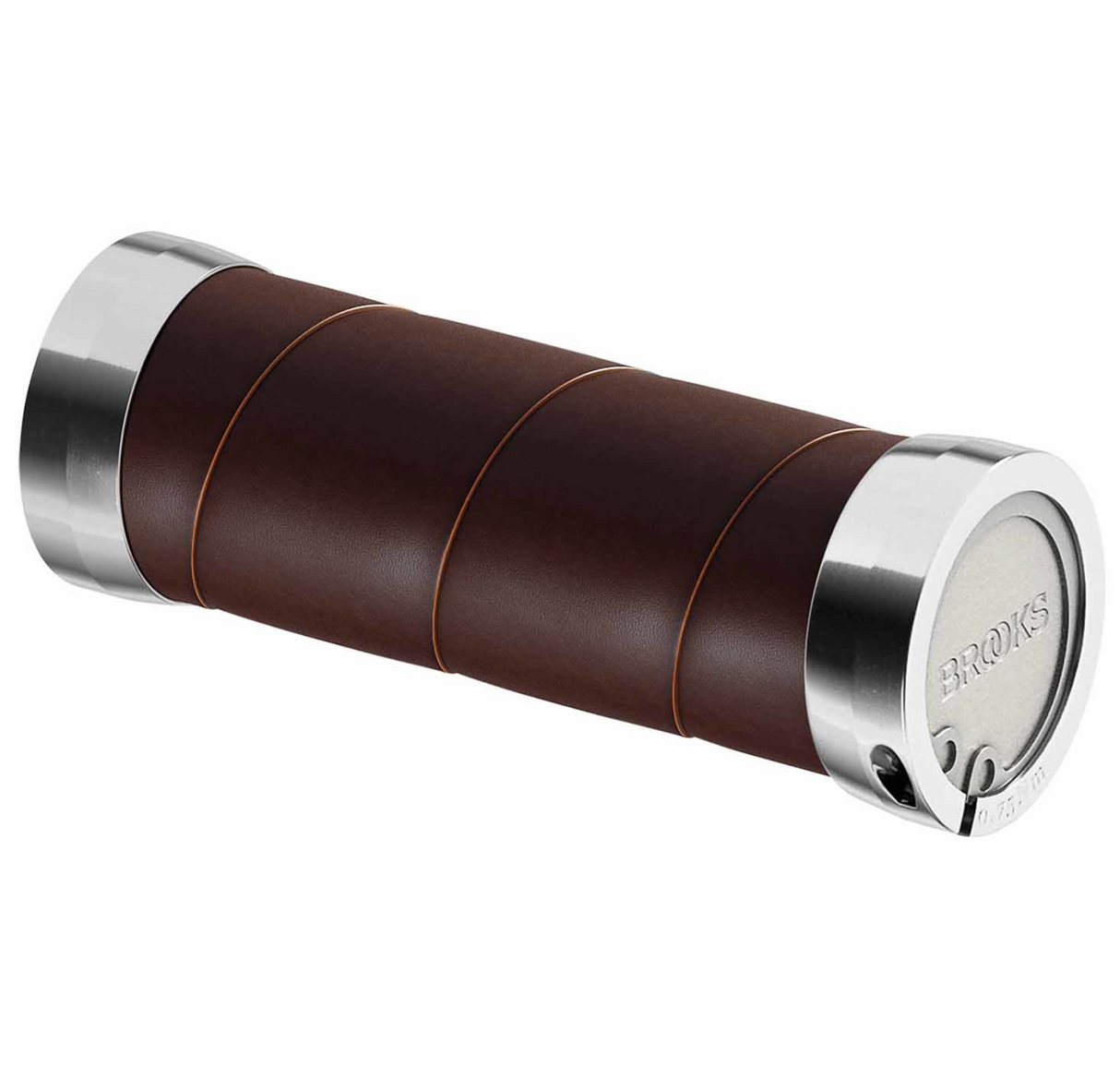 Brooks England Slender Leather Grips 100mm Antique Brown Sporting Goods > Cycling > Bicycle Components & Parts > Handlebar Grips, Tape & Pads Full Catalog Brooks