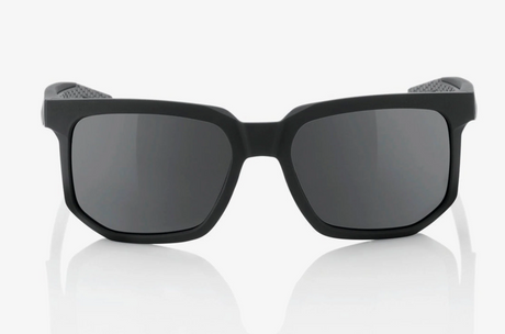 100% Sunglasses - Centric - Soft Tact Black - Grey PEAKPOLAR Lens