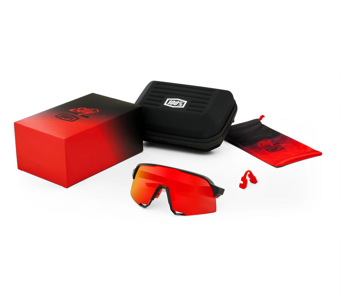 100% S3 - Sunglasses - Elly De La Cruz Limited Edition Hiper Red Mirror