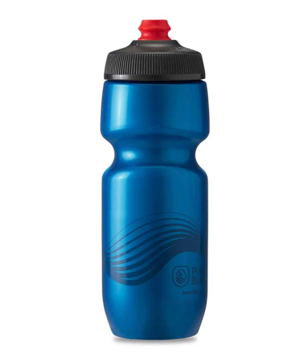 Polar, Breakaway 24oz, Bicycle Water Bottle, 710ml / 24oz, Deep Blue/Charcoal
