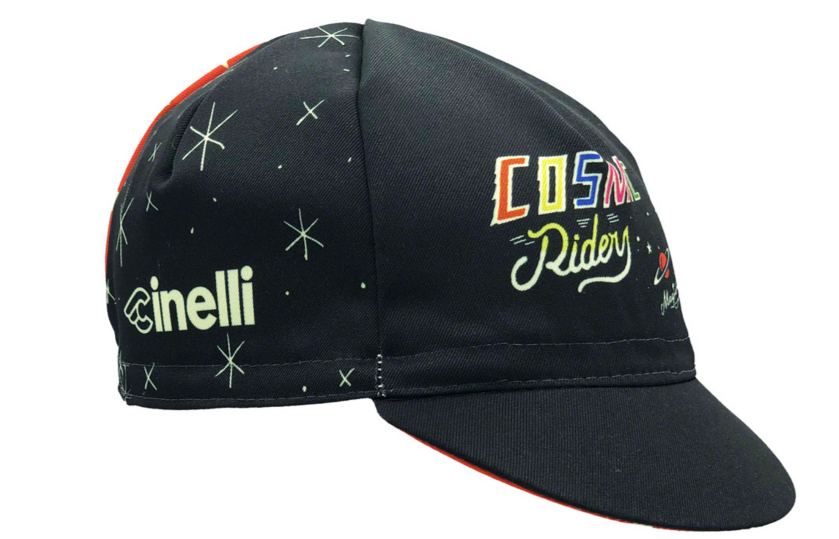Cinelli Sergio Mora Cosmic Riders Cycling Cap - Black, One-Size