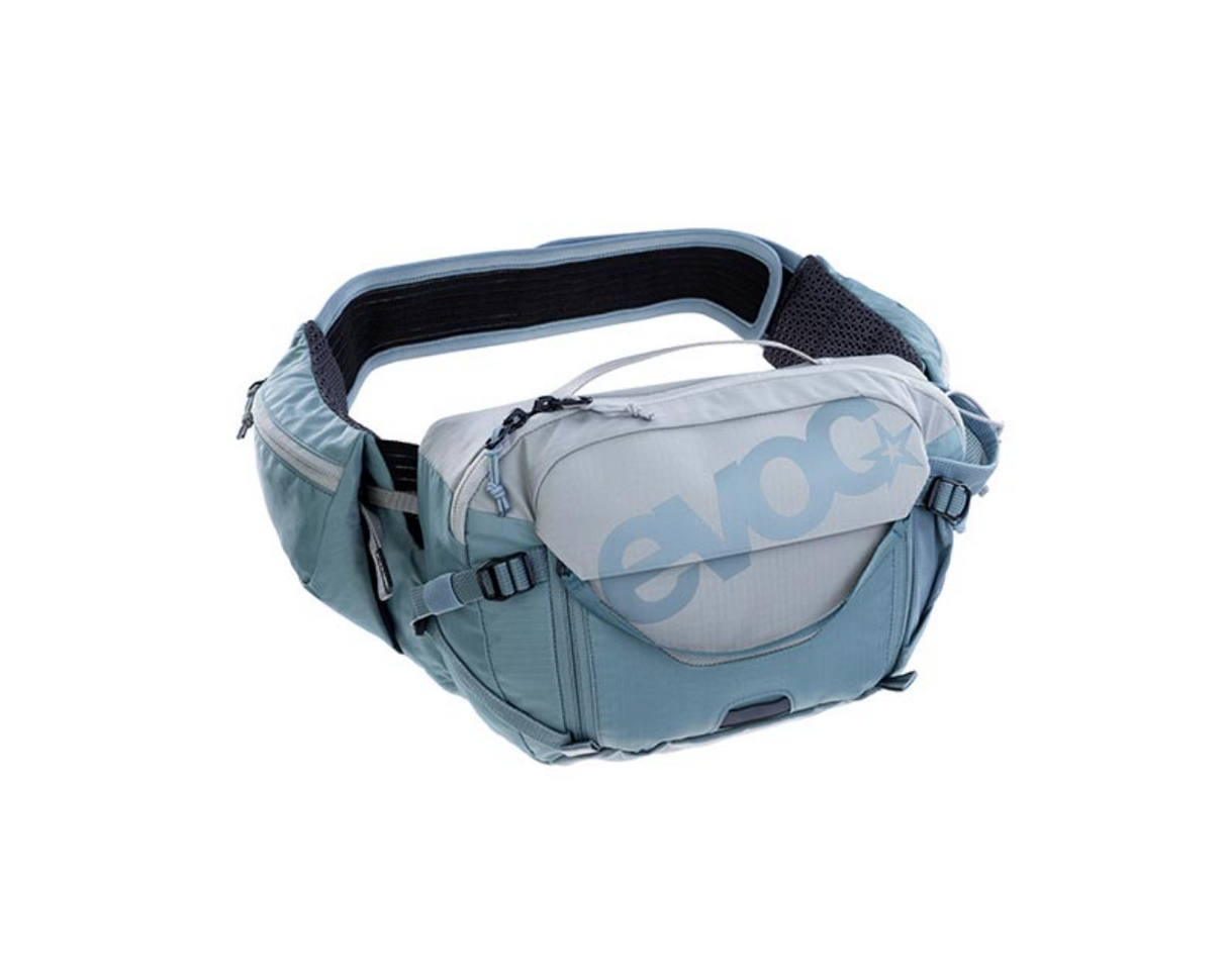 EVOC, Hip Pack Pro 3 +1.5L Bladder, Hip Pack, 3L, Included (1.5L), Stone