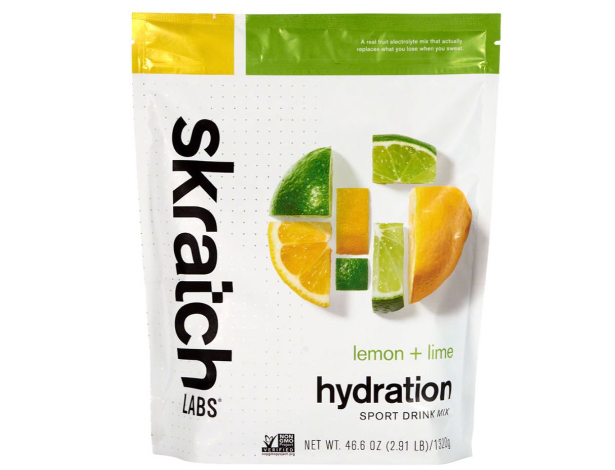 Skratch Labs Hydration Sport Drink Mix Lemon Lime 60 -Serving Resealable Pouch