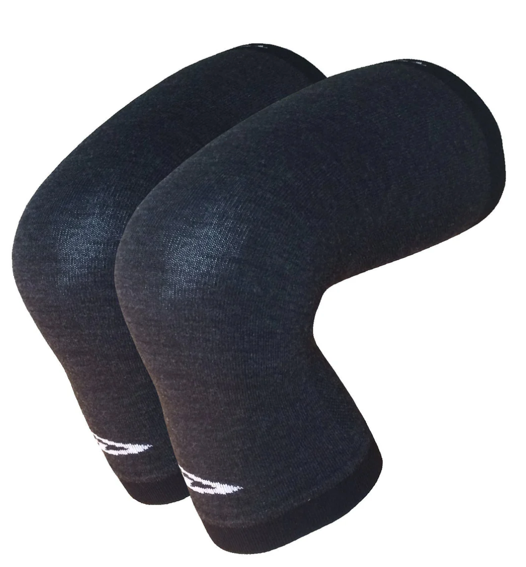 DeFeet KNEEKER Wool Knee Warmer Set - Charcoal - One Size