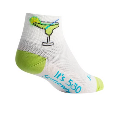 SockGuy MARGARITA Classic Sock - Size S/M Made in the USA Sporting Goods > Cycling > Cycling Clothing > Socks Full Catalog Sock Guy