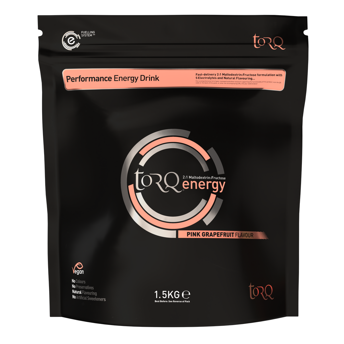 TORQ Pink Grapefruit Energy Drink - 1.5kg EcoSack