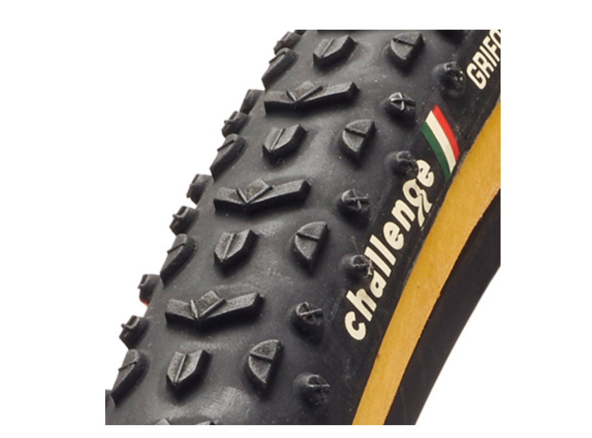 Challenge Grifo H-TLR Pro Series CycloCross Bicycle Tire 700x33 Tan