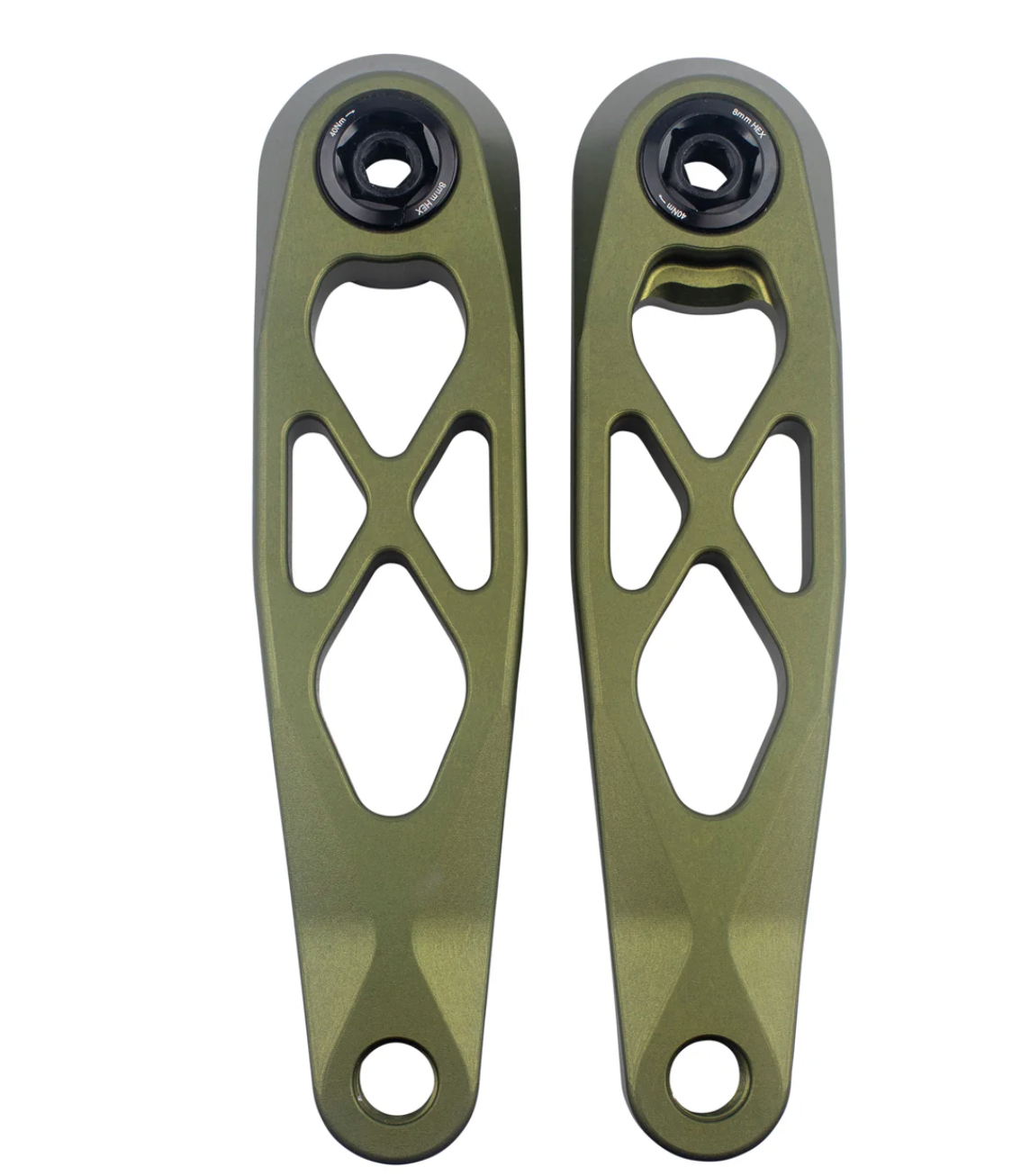 5Dev R-Spec Crankset 165mm - Ltd Edition OD Green - Made in USA DUB Boost Spinde