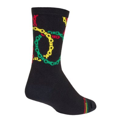SockGuy Connected Cycling Socks Size S/M Made in USA Sporting Goods > Cycling > Cycling Clothing > Socks Full Catalog Sock Guy