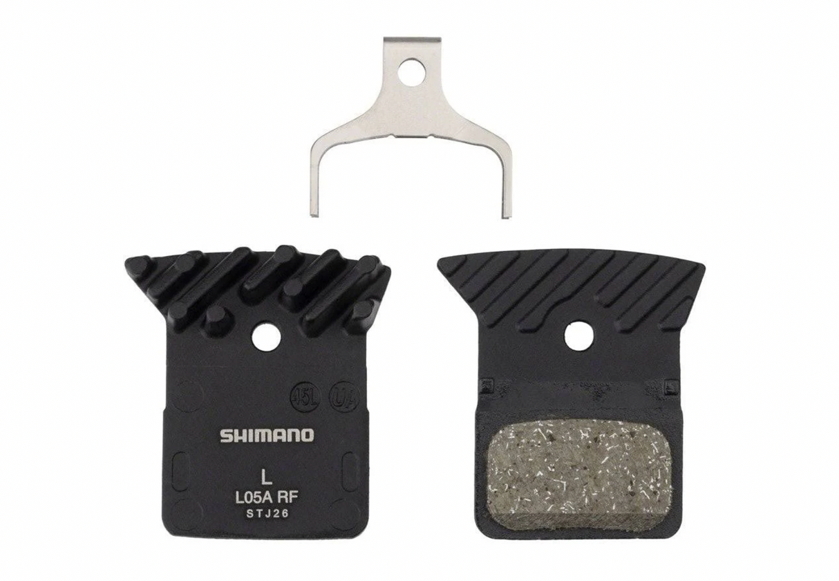 Shimano Disc Brake Pads BP-L05A-RF Resin Pad w/ Fin (for 1 Caliper)