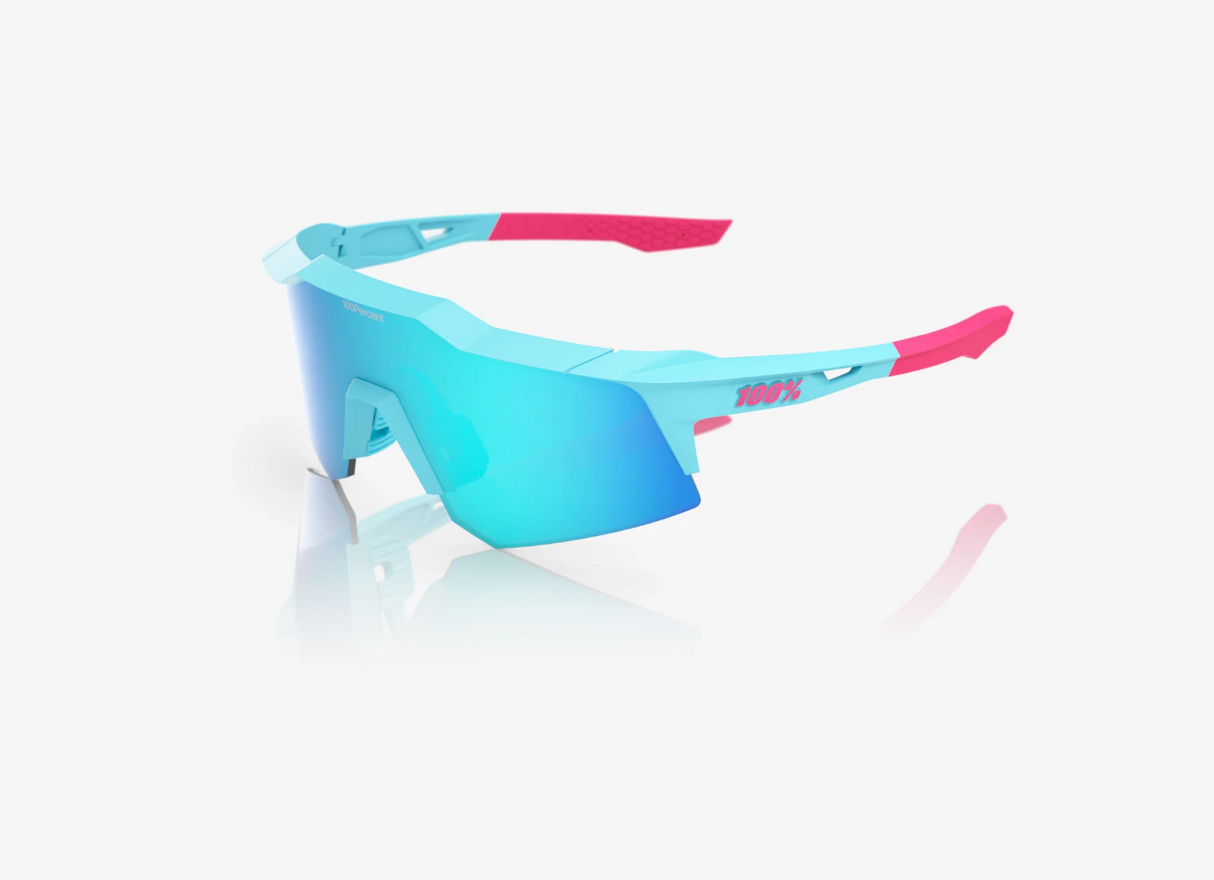 100% Sunglasses Speedcraft XS Limited Edition - Tatis 4 Blue w/ Blue Topaz Lens