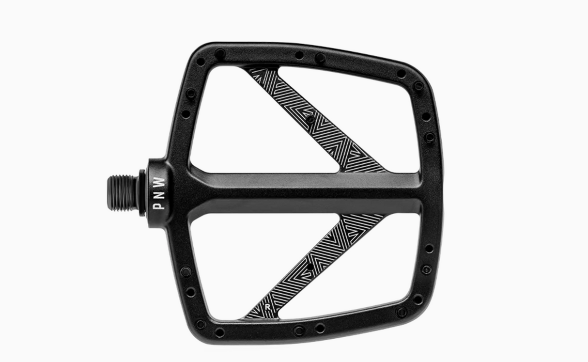 PNW Loam Pedal - Flat Mountain Bike Pedal - Black