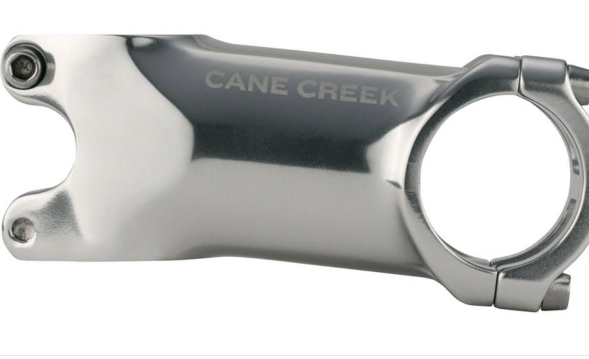 Cane Creek GXC Stem - 31.8 Clamp, +/-6, 1 1/8", Polished Silver - 90mm