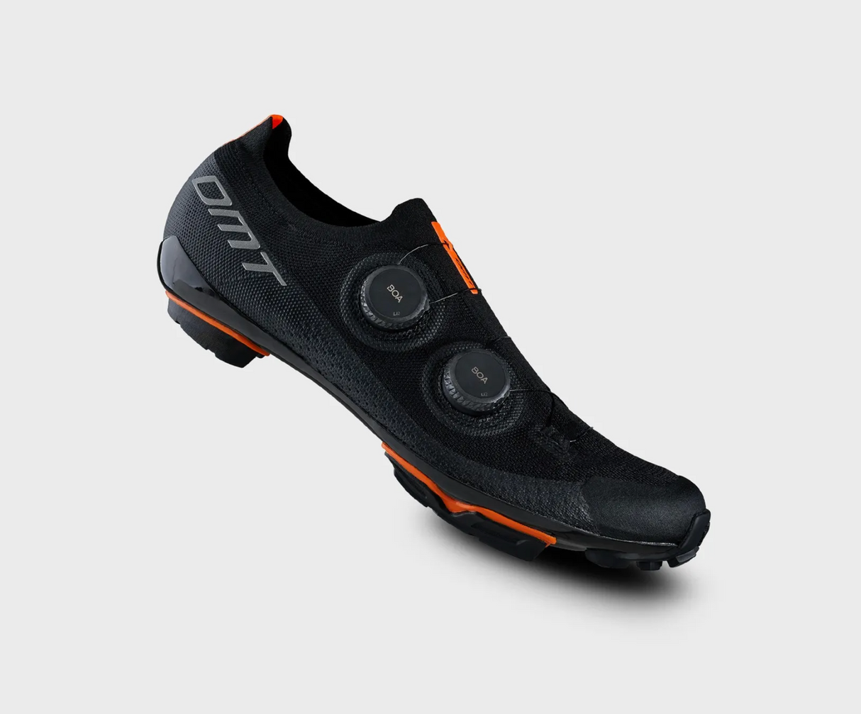 DMT KM0 Mountain Bike Cycling Shoes Dual Boa - Black/Black Size 39.5