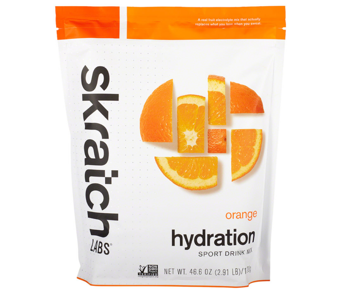Skratch Labs Hydration Sport Drink Mix Orange 60 -Serving Resealable Pouch