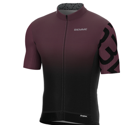 Biemme Acqua SS Cycling Jersey - Mens - Plum - XL- Made in Italy Sporting Goods > Cycling > Cycling Clothing > Jerseys Biemme Cycling Clothing Biemme