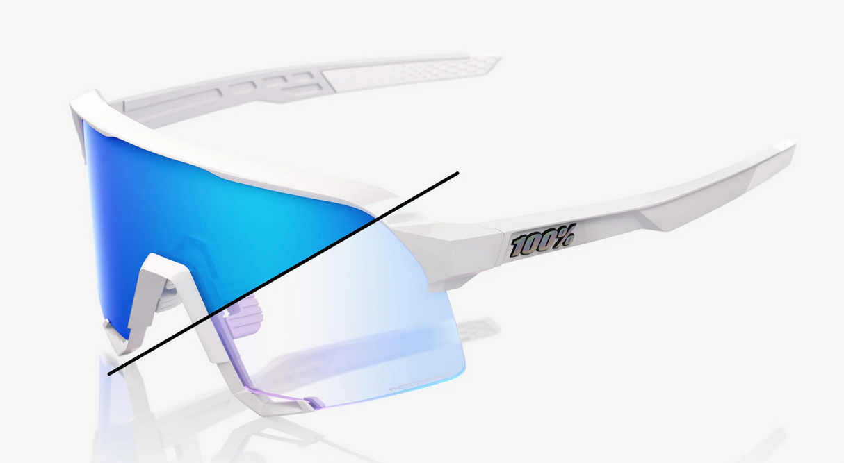 100% Sunglasses - S3 - LE Bastille - Blue Mirror Photochromic Lens