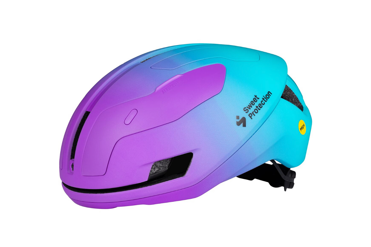 Sweet Protection Cycling Helmet - Falconer Aero 2Vi Mips -Hyper Violet Fade L/XL
