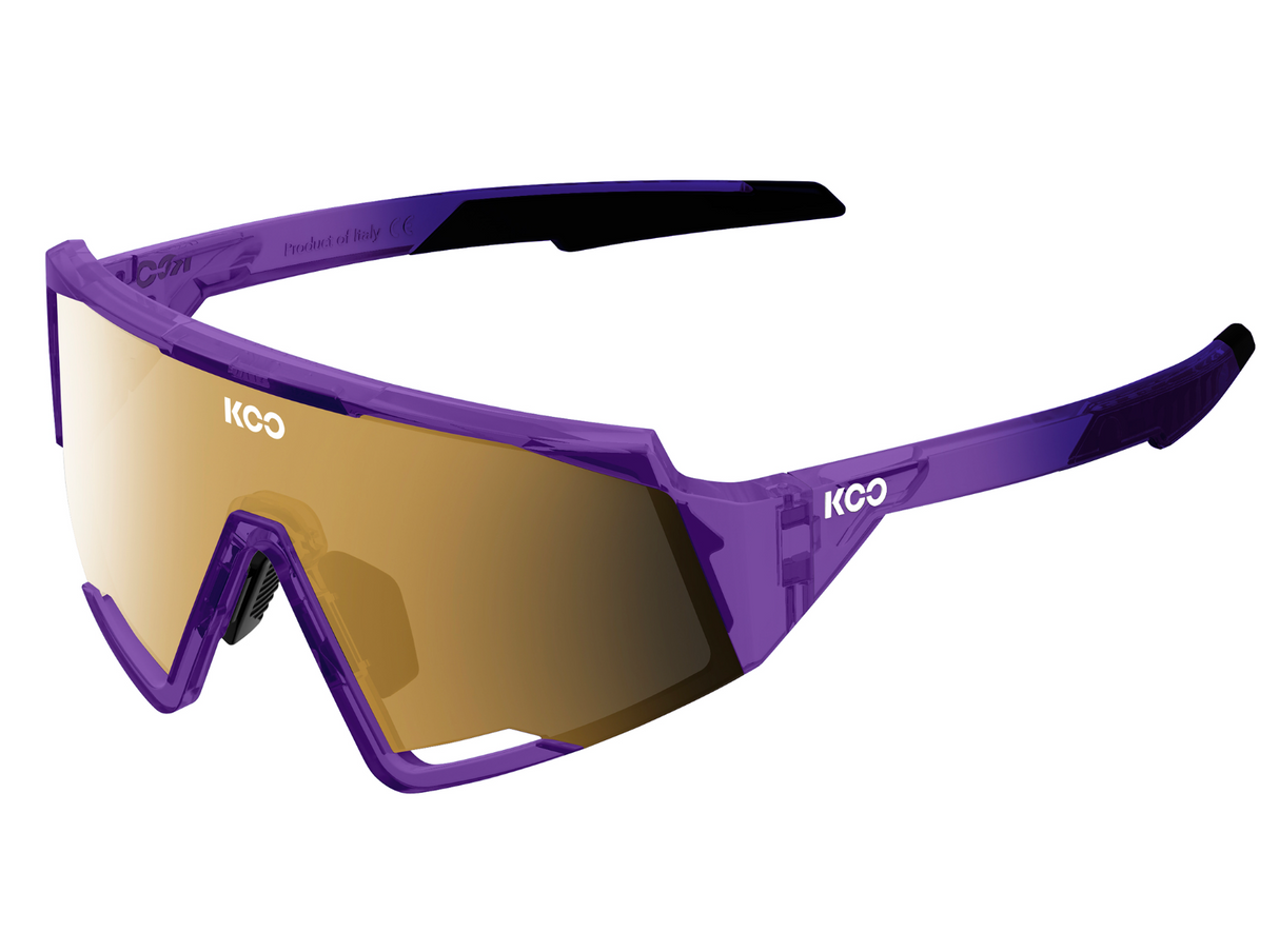 KOO Spectro Cycling Sunglasses Luce Violet Glass Gold Zeiss Lens Sporting Goods > Cycling > Sunglasses & Goggles Full Catalog KOO