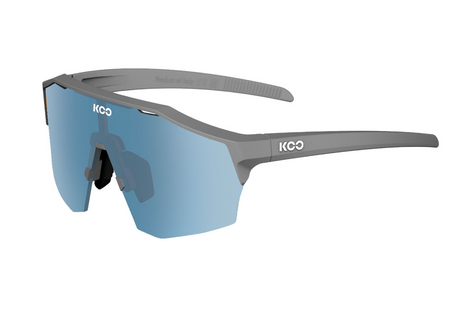 KOO Alibi Cycling Sunglasses - Grey Matte w/ Turquoise Lens Sporting Goods > Cycling > Sunglasses & Goggles Full Catalog KOO