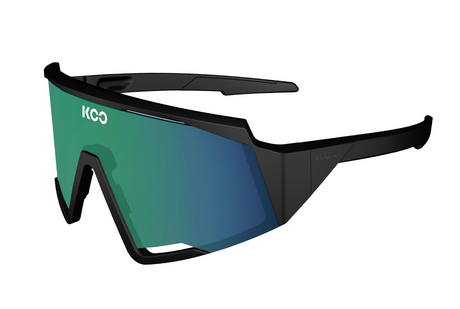 Koo Spectro Sunglasses Matte Black - Green Lens Zeiss Lens Sporting Goods > Cycling > Sunglasses & Goggles Full Catalog KOO