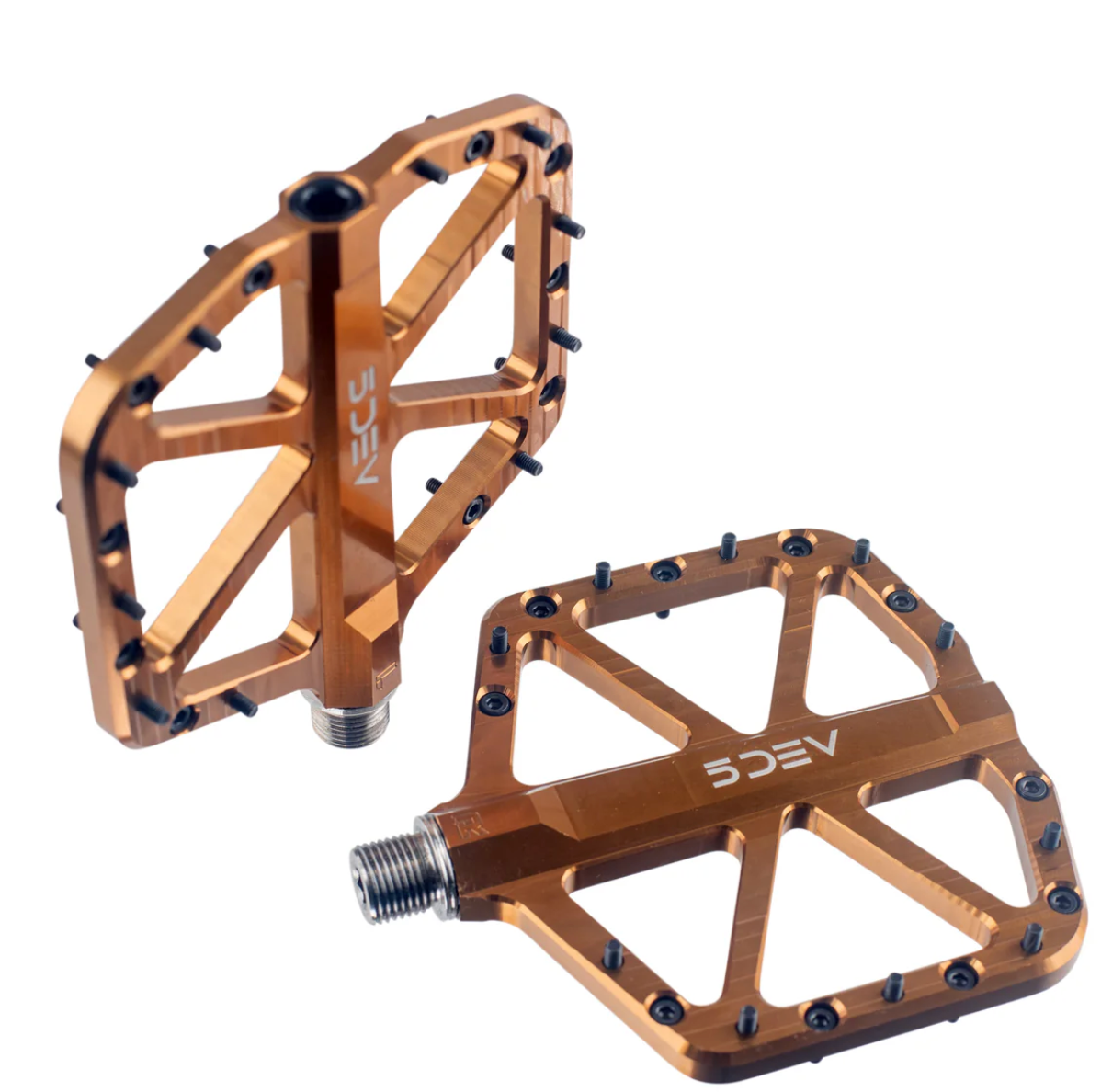 5Dev All-Around Mountain Bike Flat Pedals - Made in USA - Kashima