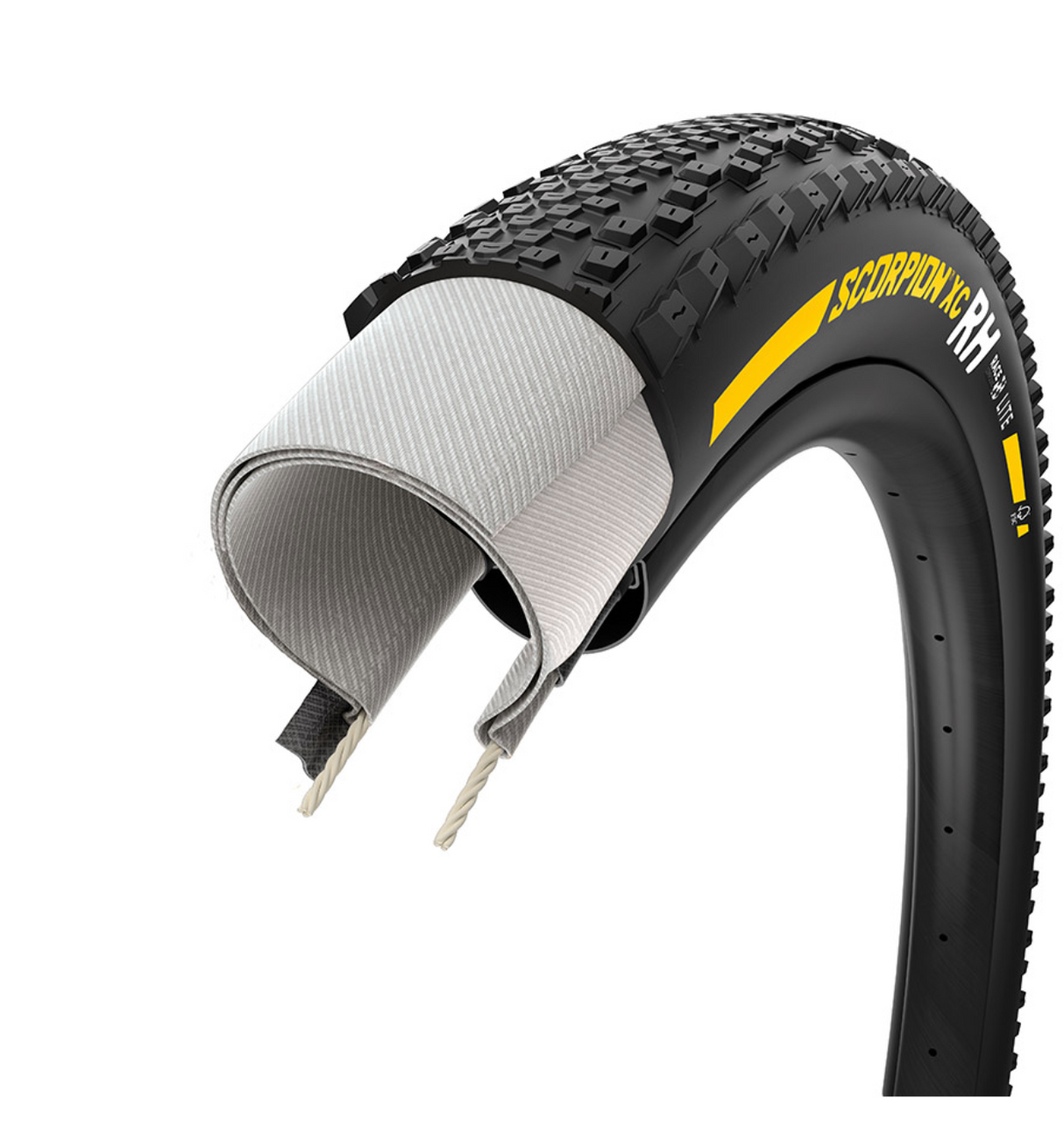 Pirelli Scorpion Race XC RH Tire, 29x2.4 TR Race XC, Lite, 120TPI, Team Edition