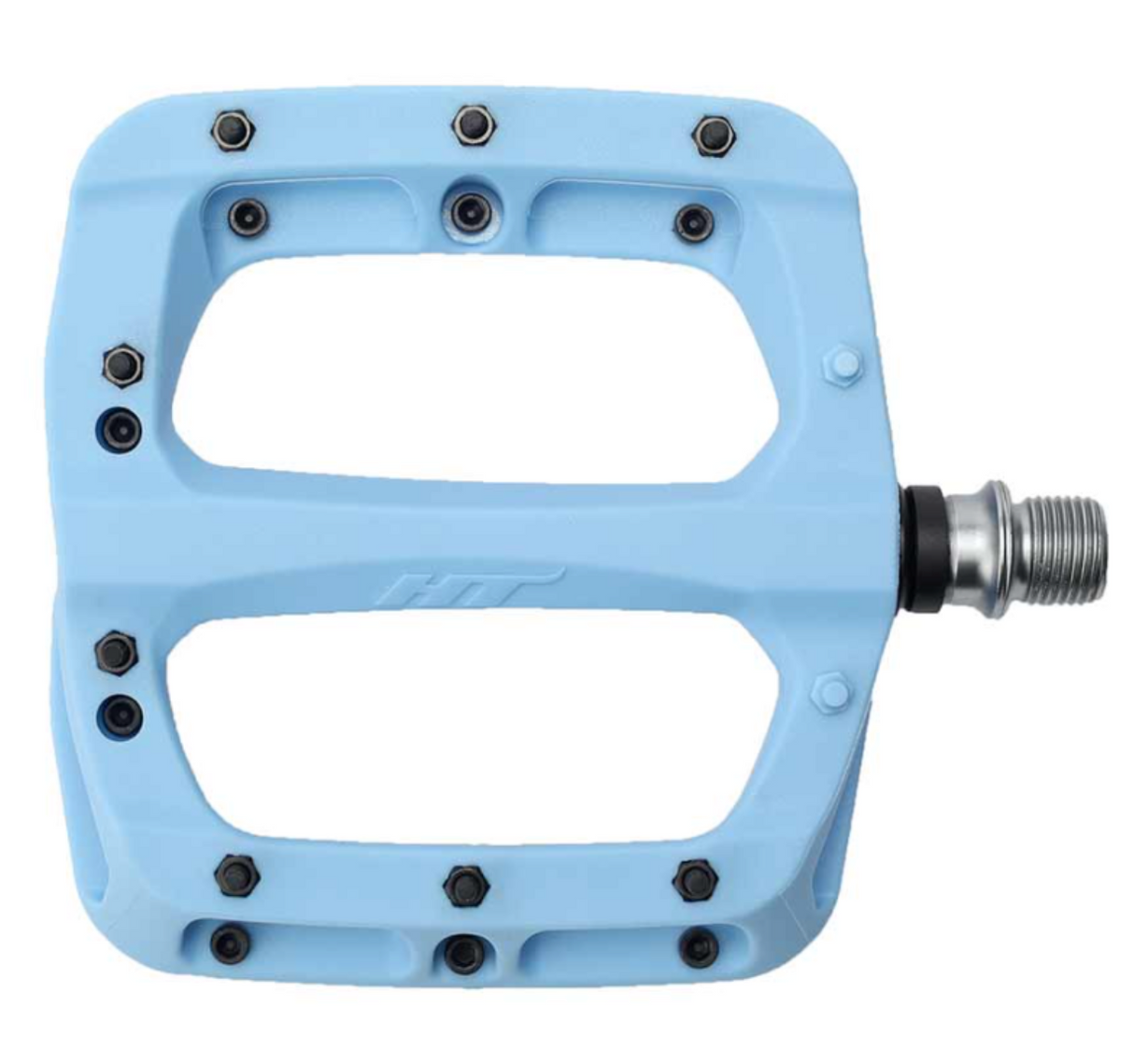 HT Components PA03A Nano P Platform Pedals Body: Nylon 9/16'', Sky Blue