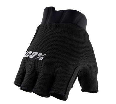 100% EXCEEDA Gel Short Finger Cycling Gloves Solid Black Large Sporting Goods > Cycling > Cycling Clothing > Gloves Full Catalog 100%