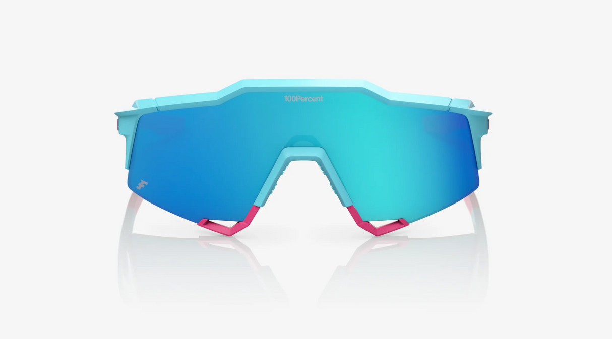 100% Sunglasses Speedcraft Limited Edition - Tatis 4 Blue w/ Blue Topaz Lens