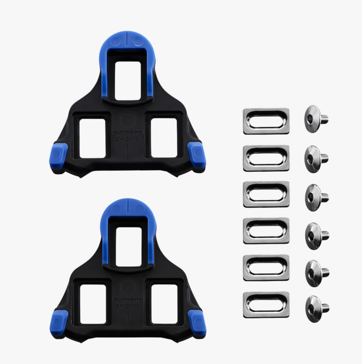 Shimano SM-SH12 Road Bicycle Clipless Pedal Cleat Blue 2 Degree Float