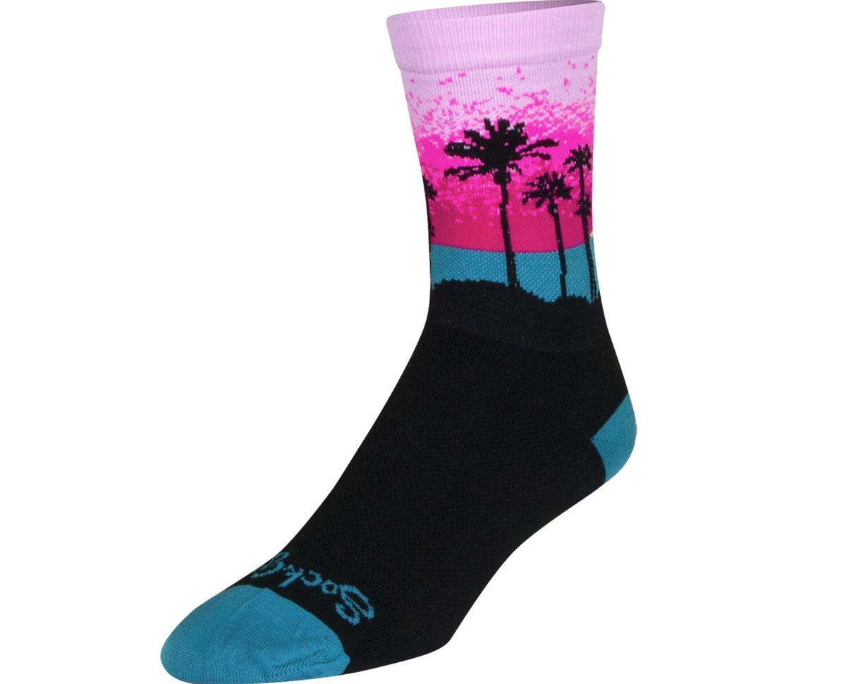 Sock Guy Xanadu Performance Crew Socks - Size S/M Made in USA Sporting Goods > Cycling > Cycling Clothing > Socks Full Catalog Sock Guy