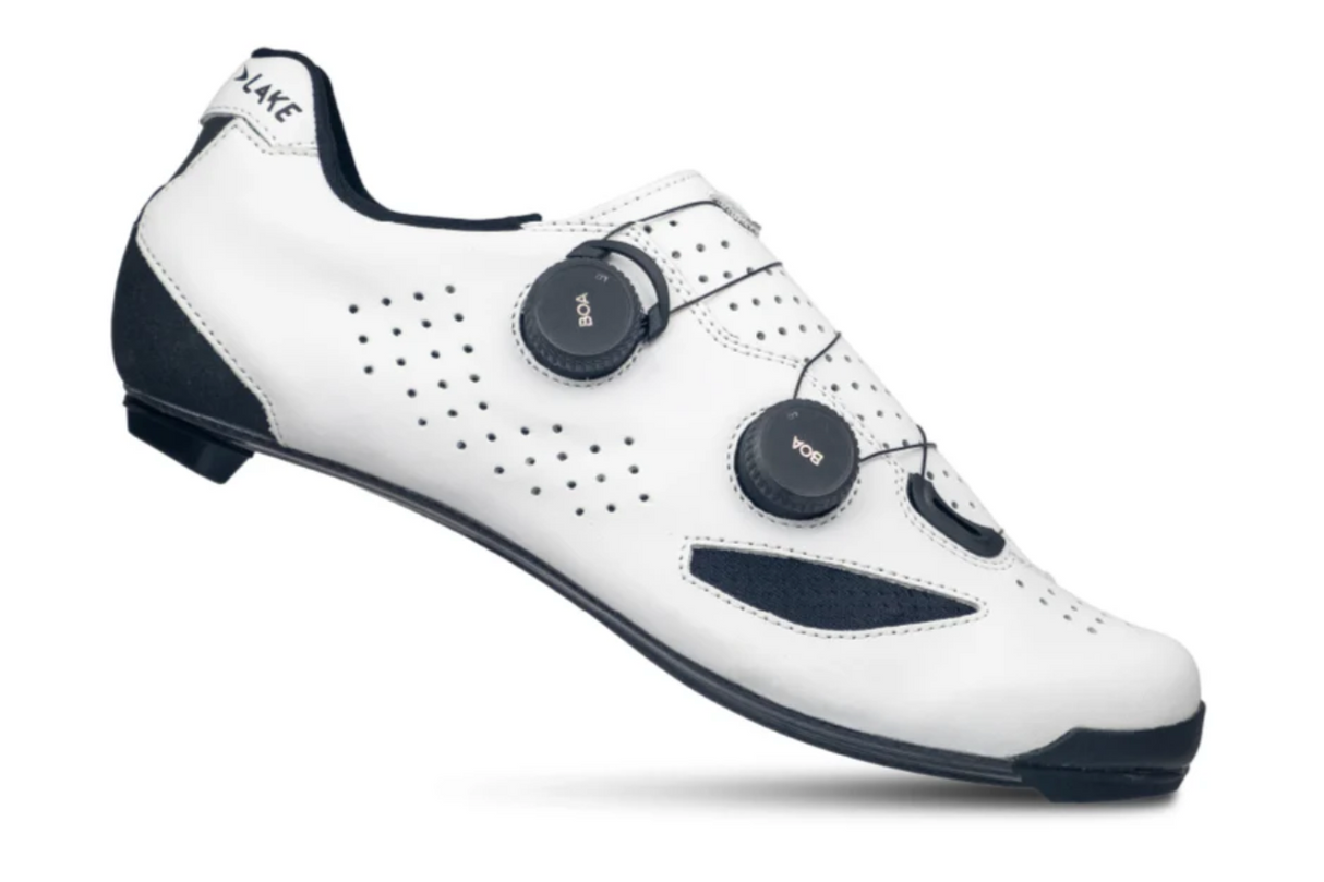 LAKE Cycling Shoes CX239 WIDE × 1 Wide / White/Black / 45