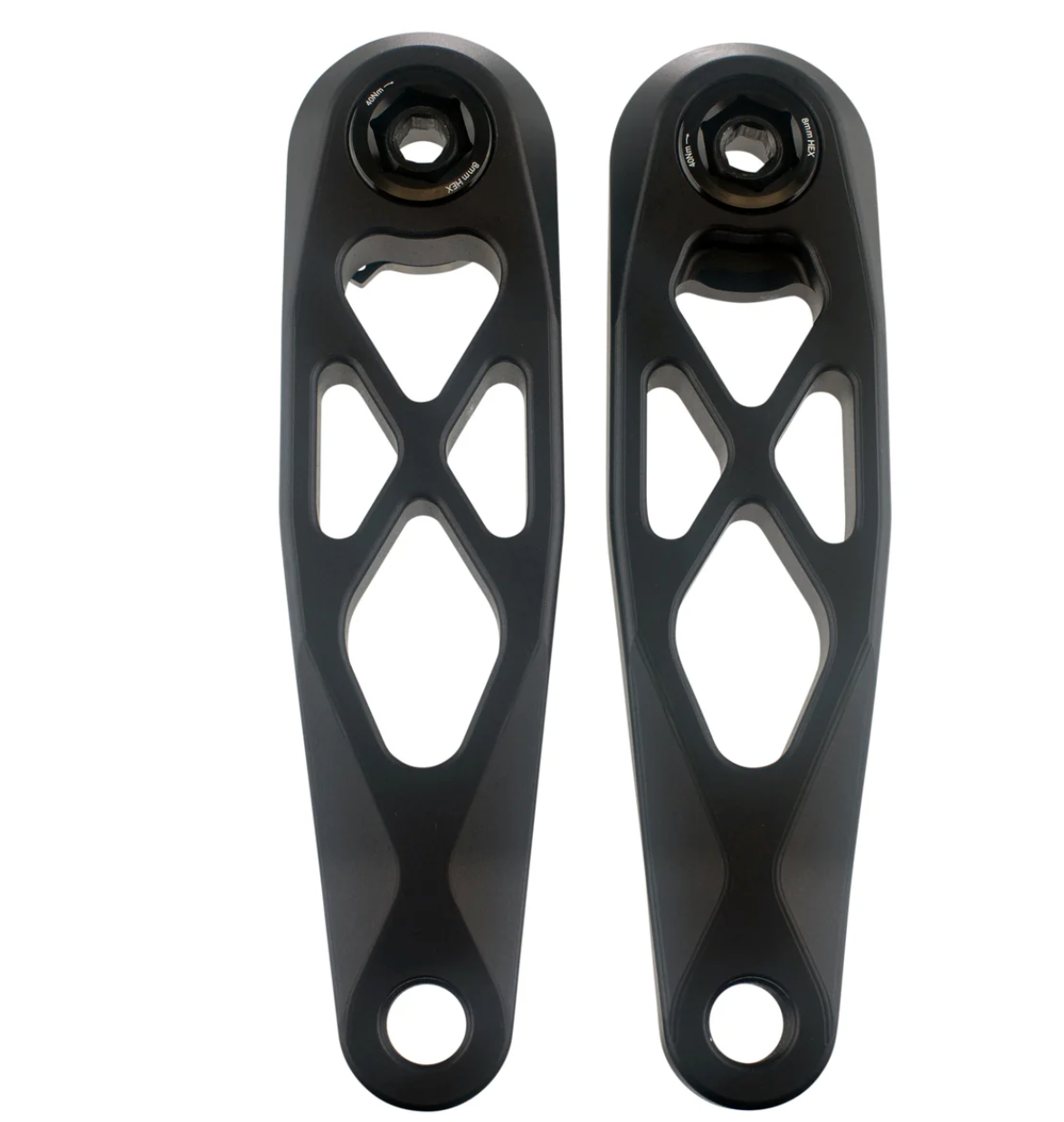 5Dev R-Spec Crankset 155mm - Matte Black - Made in USA DUB Boost Spinde