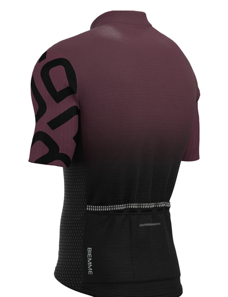 Biemme Acqua SS Cycling Jersey - Mens - Plum - XL- Made in Italy
