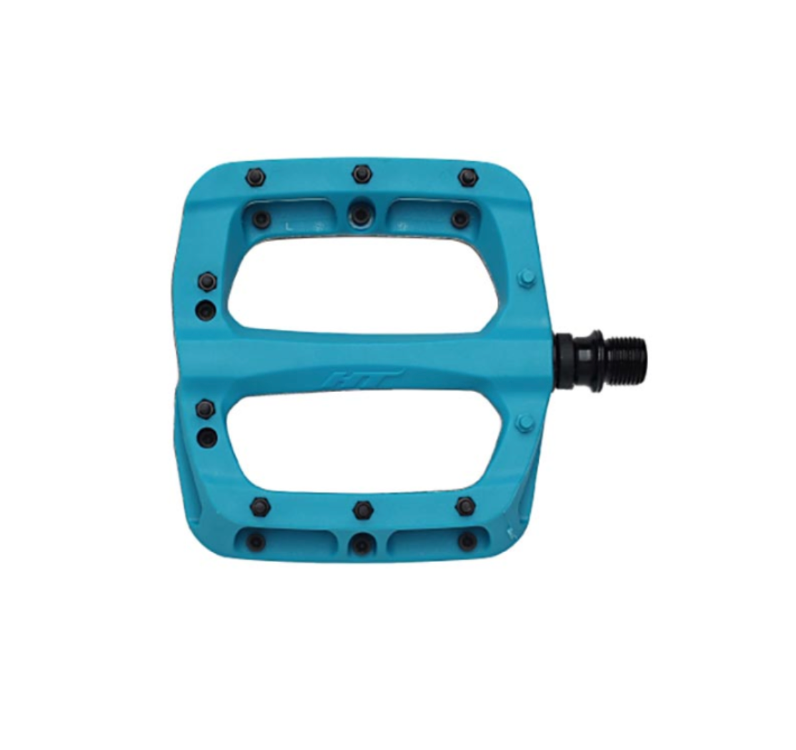 HT Components PA03A Nano P Platform Pedals Body: Nylon 9/16'', Turquoise