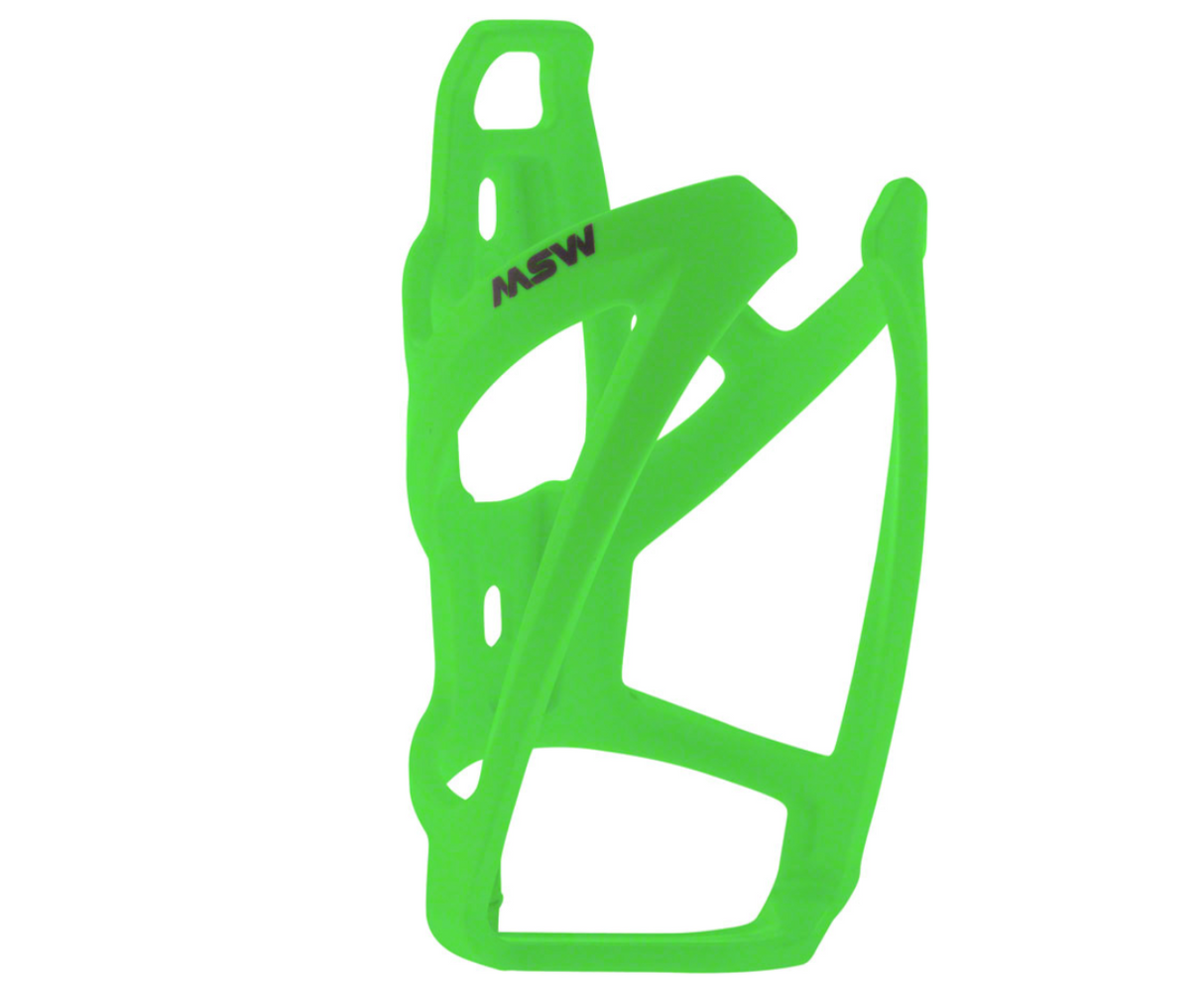 MSW PC-110 Composite Bottle Cage, Neon Green 47gm