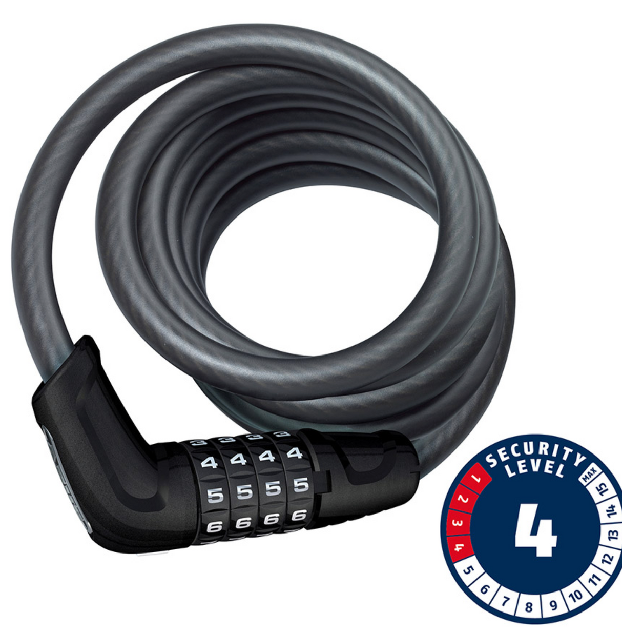 ABUS Tresor 6512C Combination Cable Bicycle Lock Level 4