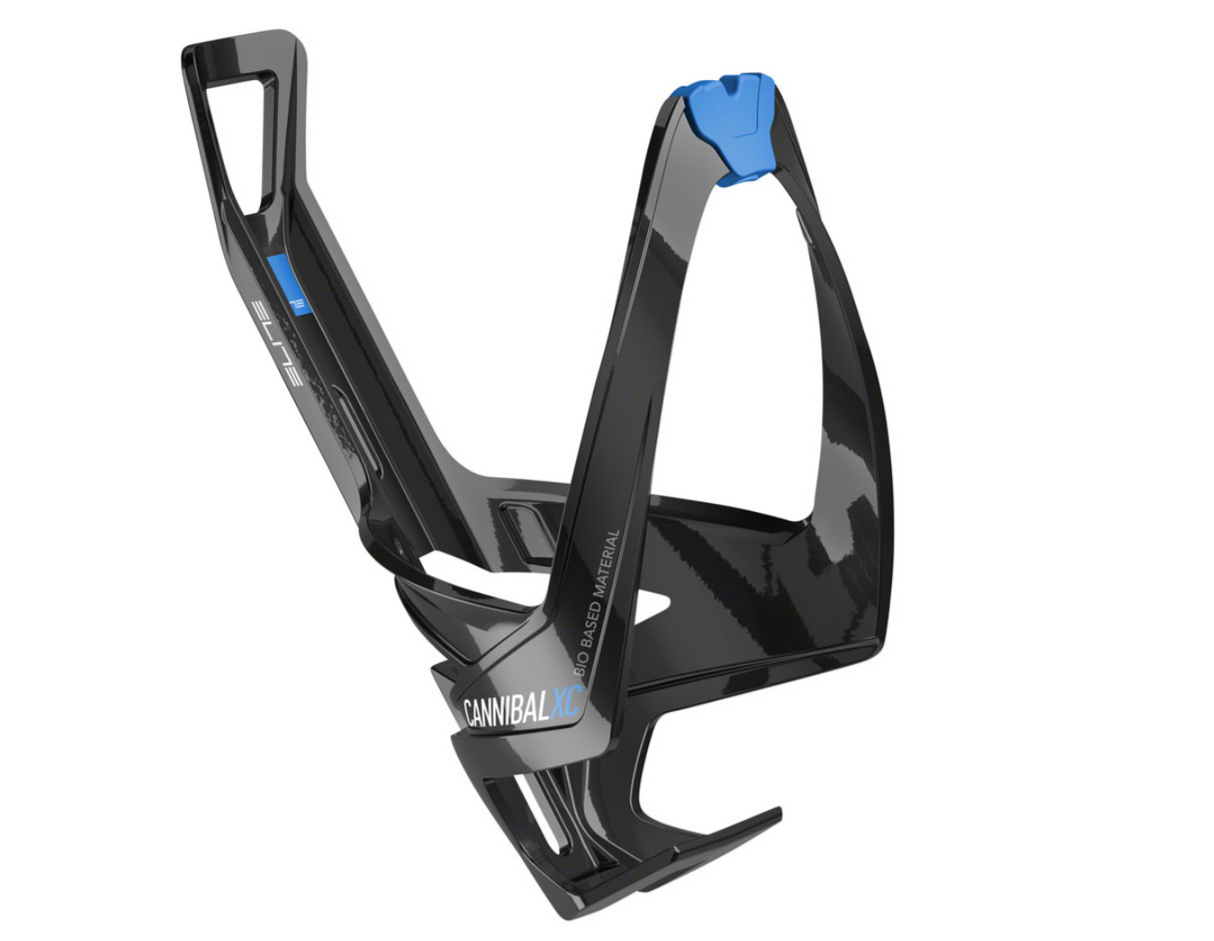 Elite Cannibal XC Bio Water Bottle Cage - Black/Blue