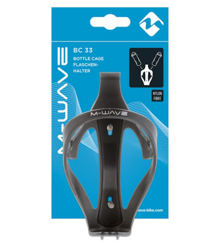 M-Wave BC33 Bicycle Water Bottle Cage Black 33 gram Sporting Goods > Cycling > Bicycle Accessories > Water Bottle Cages Full Catalog M-Wave