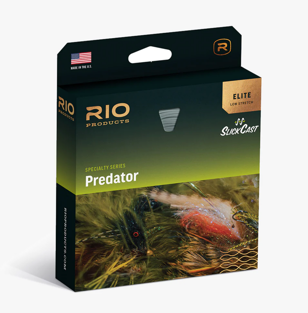 RIO Products Elite Predator Fly Line SlickCast WF9F/I/S3 Black/Gray/Yellow/Beige