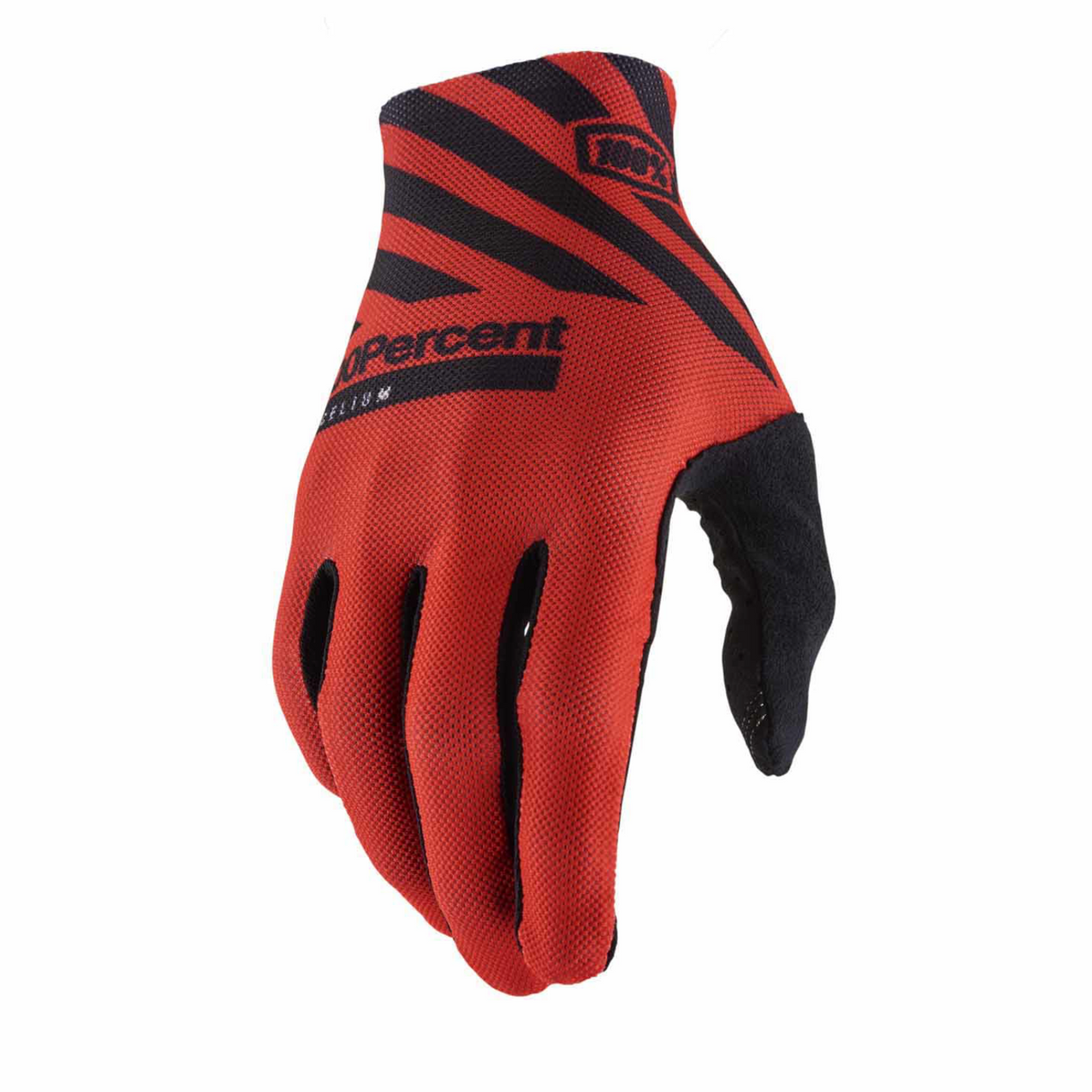 100% CELIUM Full Finger Cycling Mountain Bike Gloves Red - Large