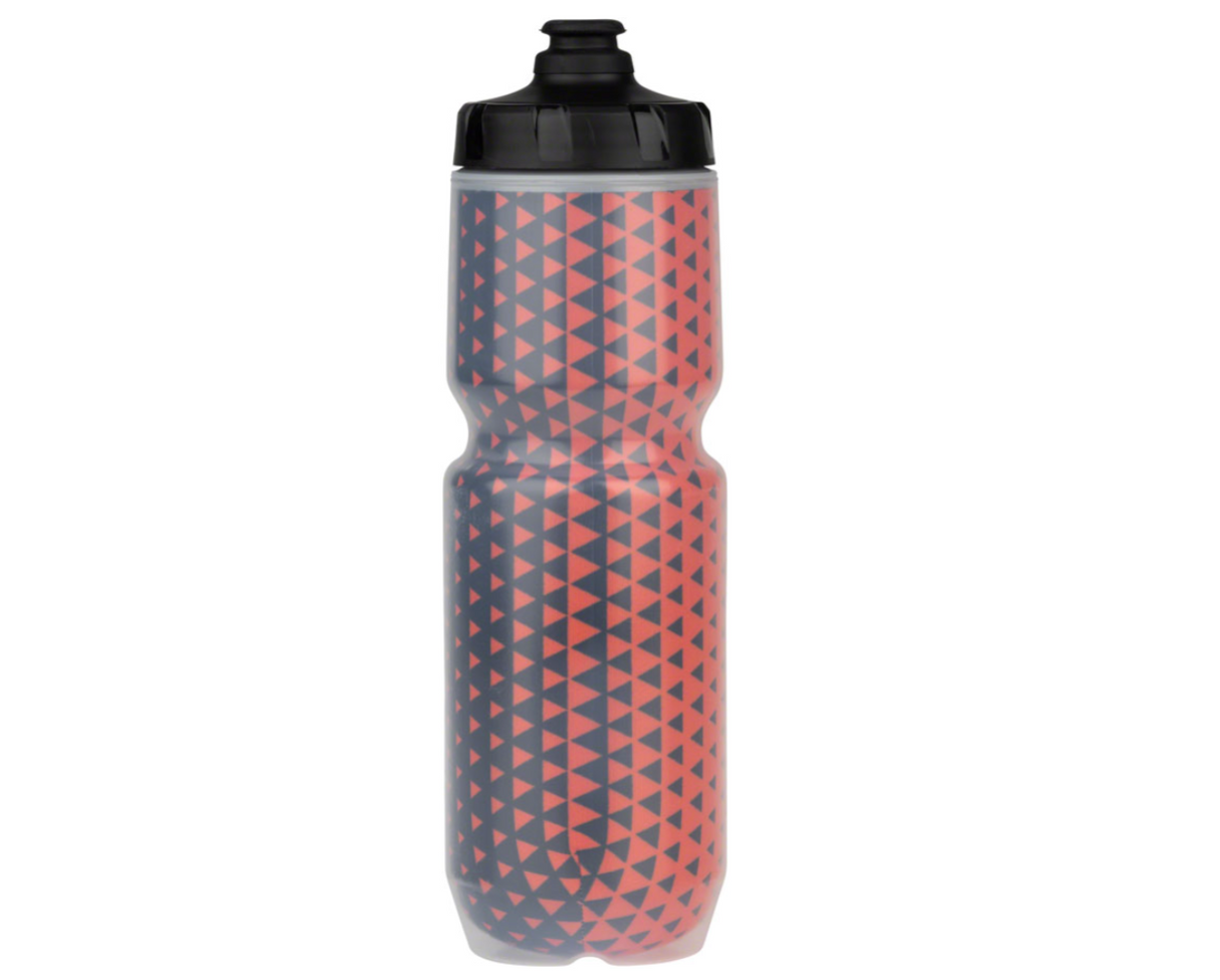 45NRTH Last Light Insulated Purist Water Bottle - Black/Orange, 23oz