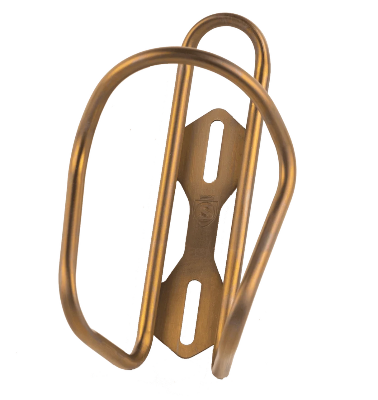 Silca Titanium Water Bottle Cage - Bourbon - Made in USA