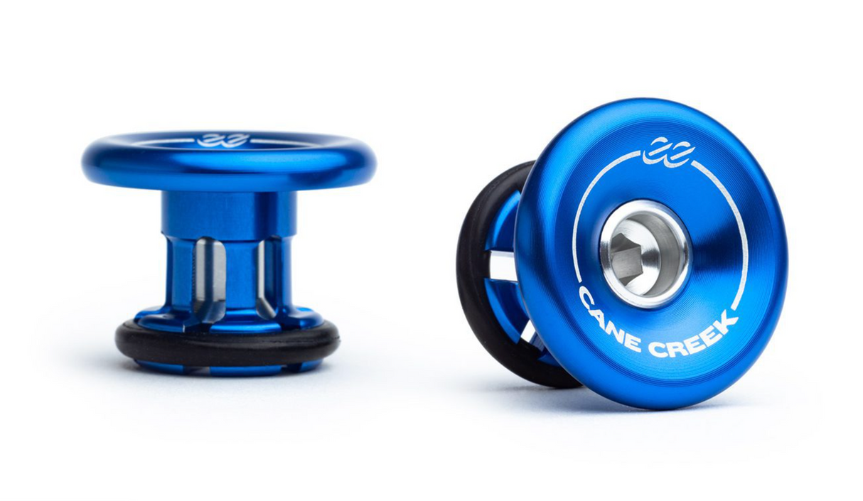 Cane Creek eeBarKeep Handlebar Bar End Plug Set - Blue