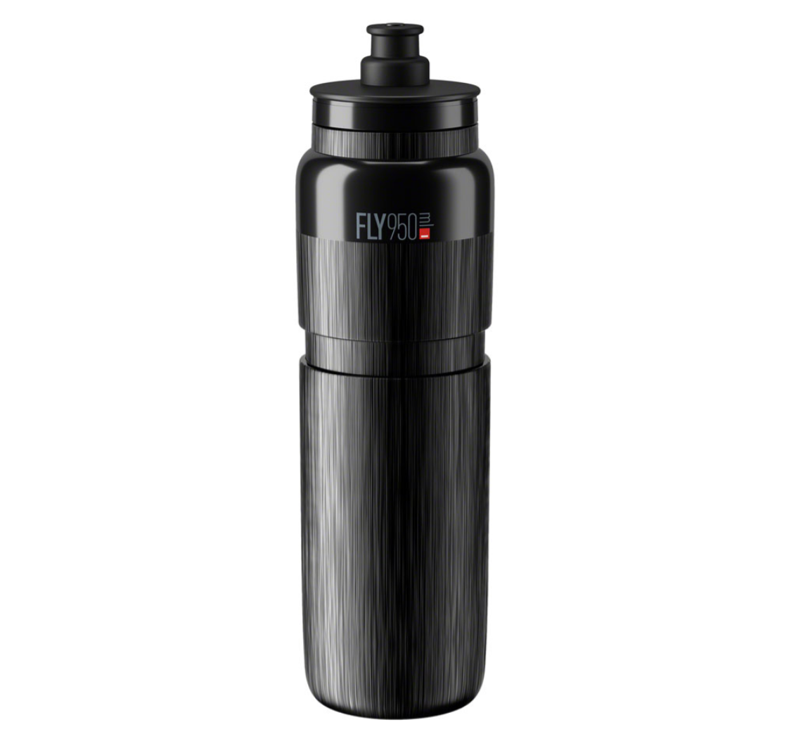 Elite Fly MTB / Gravel Water Bottle - 950ml, Tex Black