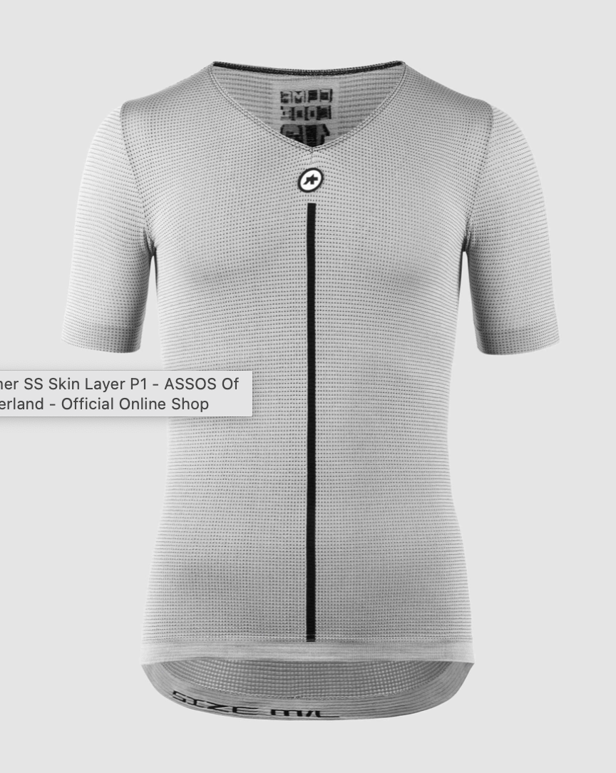 Assos Summer Baselayer - Short Sleeve - Size II